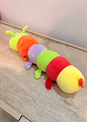 Renkli Peluş Tırtıl Oyuncak - Görsel 3