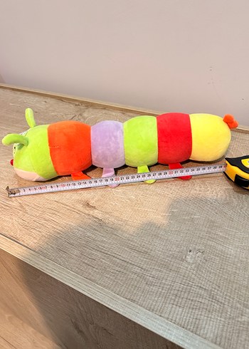 Renkli Peluş Tırtıl Oyuncak - Görsel 4