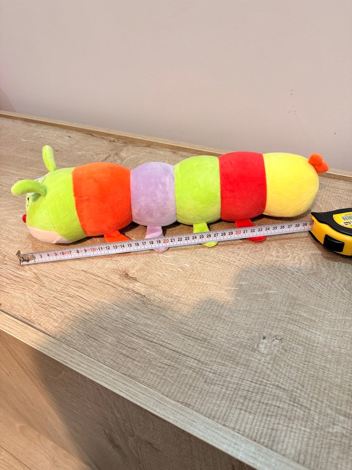 Renkli Peluş Tırtıl Oyuncak - Görsel 4