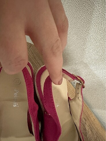37 Beden Koyu pembe süet yumuşak renkli dolgu 37