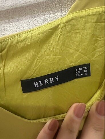 m Beden yeşil Renk Herry abiye elbise olive 38 yeni