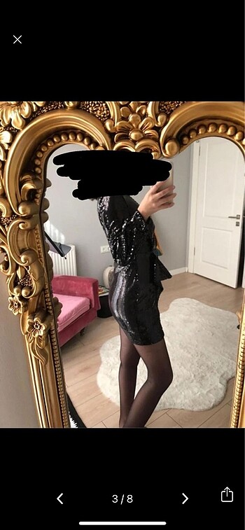 Bershka Payet elbise