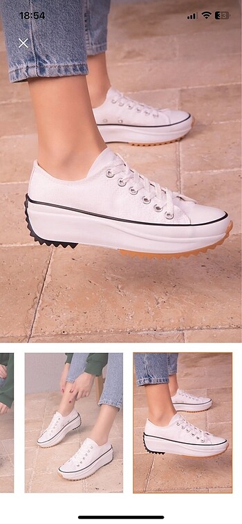 37 Beden Topuklu converse