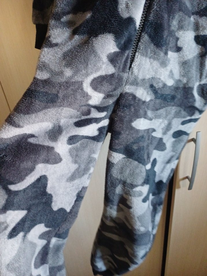 Erkek Çocuk Gri Kamuflaj Desenli tulum - Görsel 3