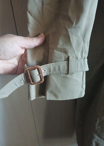 Bej Midi erkek Trençkot - Görsel 6