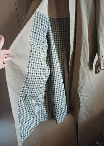 Bej Midi erkek Trençkot - Görsel 9