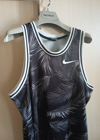 bayan Siyah V Yaka Baskılı Atlet - Görsel 3