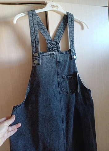 Bayan kot elbise - Görsel 7