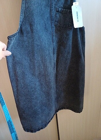 Bayan kot elbise - Görsel 8