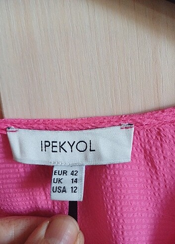 xl Beden pembe Renk İpekyol Bayan bluz 