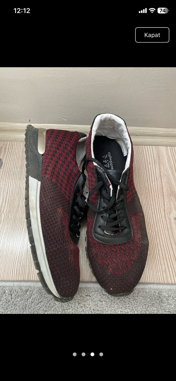 Bordo Erkek Spor Ayakkabı - Görsel 2