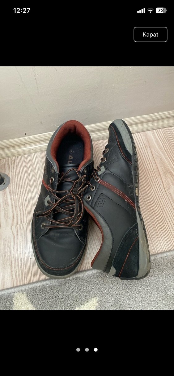 Kahverengi Erkek Spor Ayakkabı Bağı - Görsel 3