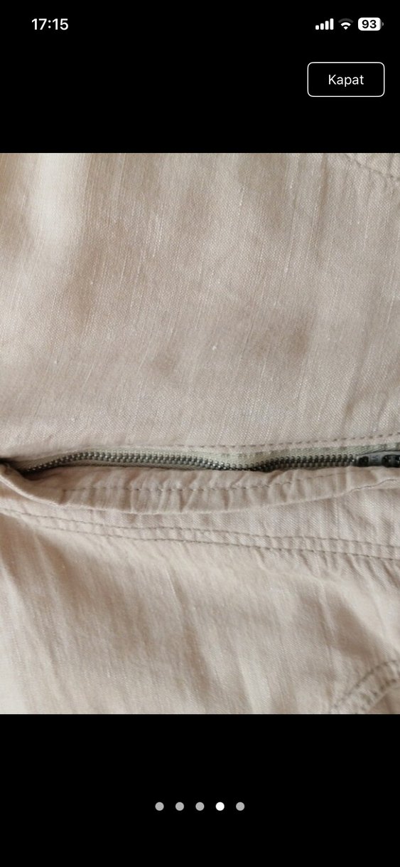 Erke bej Keten Midi erkek Pantolon - Görsel 3