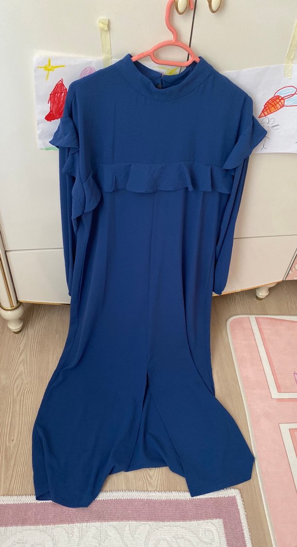 Uzun Tunik takım  Lacivert tunik takımı - Görsel 2