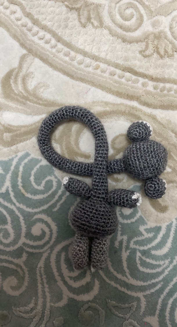 Sid Gri El Örgüsü Peluş Oyuncak - Görsel 2