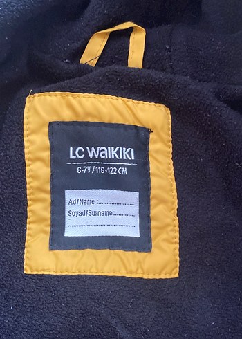 LC Waikiki Sarı Fermuarlı Erkek Çocuk Mont