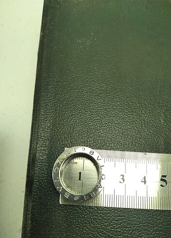  Beden beyaz Renk Bvlgari çelik yüzük 