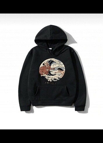anime baskılı sweatshirt 