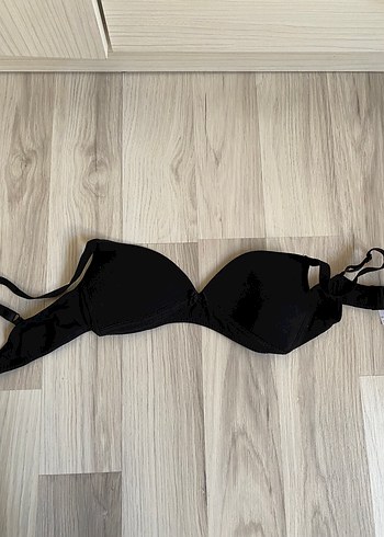 Siyah Minimalist Goth Sütyen