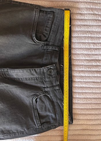 32 Beden siyah Renk Erkek Siyah Regular Fit Denim Pantolon