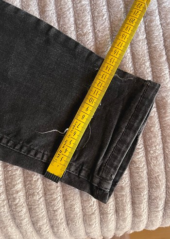 Diğer Siyah Loose Fit Denim Erkek Jean