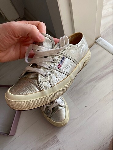 37 Beden gri Renk Superga ayakkabı