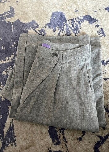 Zara Gri palazzo pantolon