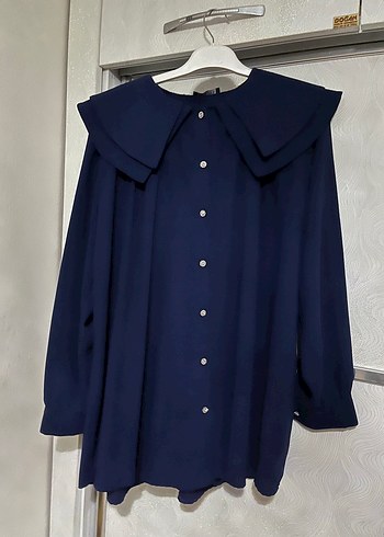 Bebe yakalı tunik