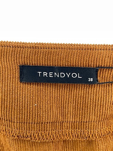 38 Beden kahverengi Renk Trendyol & Milla Midi Etek %70 İndirimli.