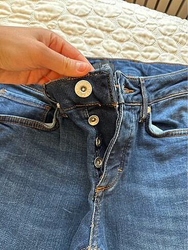 26 Beden lacivert Renk Kot pantalon