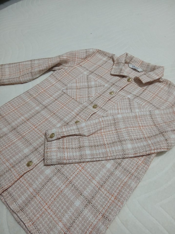 Düğmeli, Notched Yaka Kadın Gömlek - Görsel 2