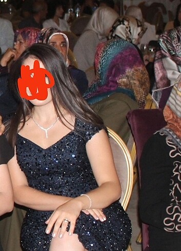 m Beden Pullu Gece elbisesi