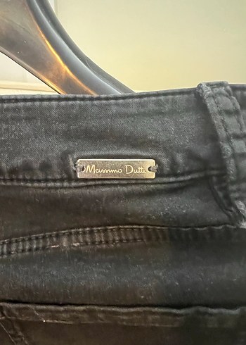 Massimo Dutti Siyah Kadin Denim Jeans36