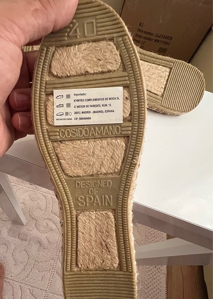 Sıfır Etiketli İspanyol Espadril (40) - Görsel 3