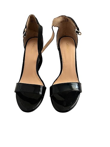39 Beden siyah Renk (#Siyah Stiletto Topuklu Sandalet)39