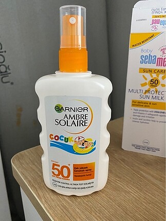 Garnier çocuk koruma kremi 50 spf