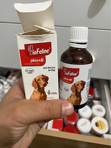 Biofeline Köpek tüy ve deri sağlığı multivitamin damlası