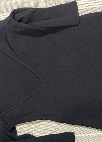 Siyah Balıkçı Yaka Bluzu - Görsel 2