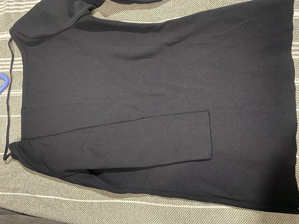 Siyah Balıkçı Yaka Bluzu - Görsel 3