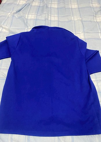 Düğmeli Lacivert Midi  Ceketi - Görsel 6