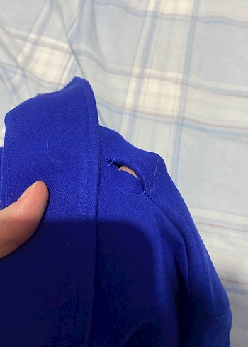 Düğmeli Lacivert Midi  Ceketi - Görsel 5