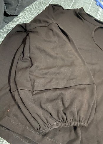 Kahverengi Uzun Kollu Tişört - Görsel 2