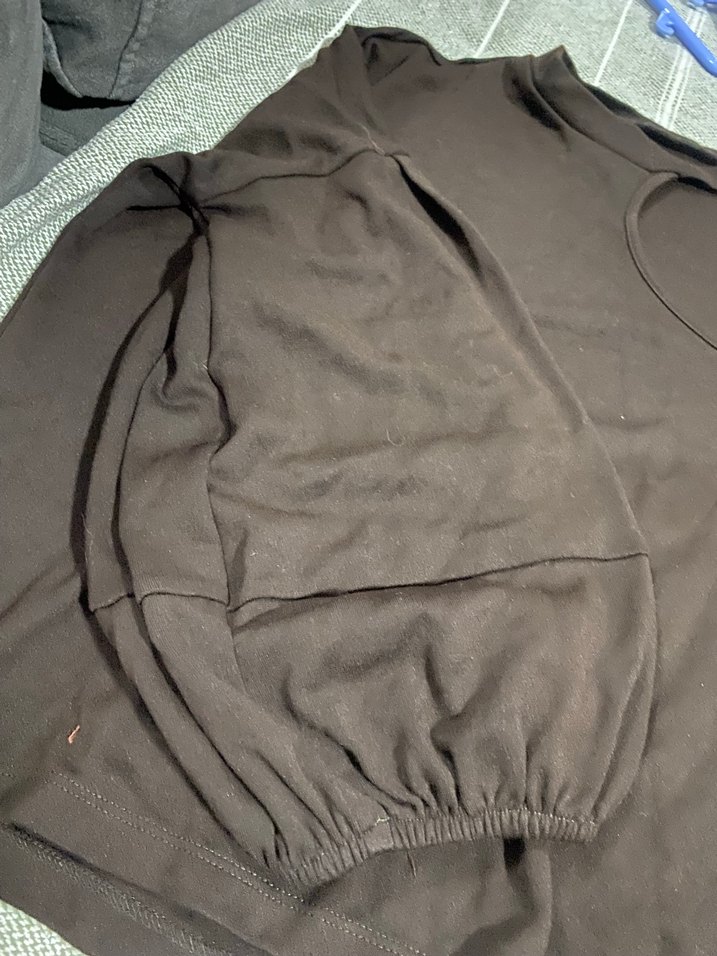 Kahverengi Uzun Kollu Tişört - Görsel 2