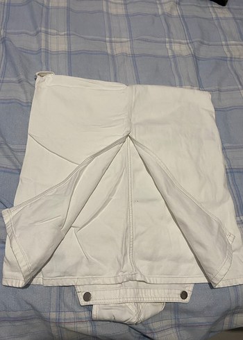 Kadın Beyaz kot Midi Tulum - Görsel 4