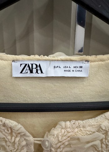 Bej Kısa Örgü Kadın Hırka - Görsel 4