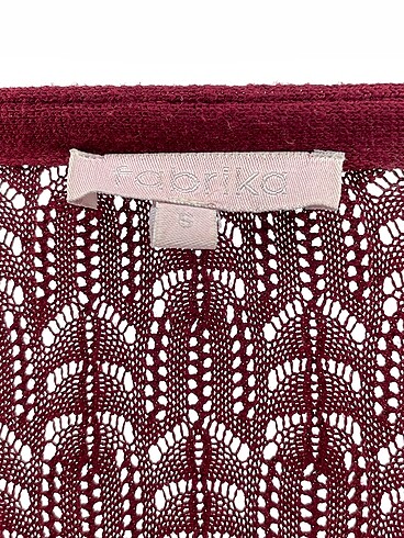 s Beden bordo Renk Fabrika Hırka %70 İndirimli.