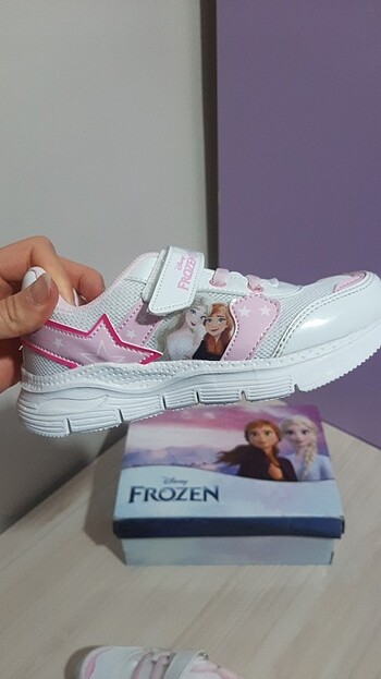 31 Beden beyaz Renk Frozen kız çocuğu spor ayakkabı 