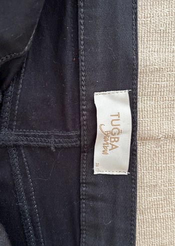 Siyah Kadın Normal Boy Kot Pantolon - Görsel 2