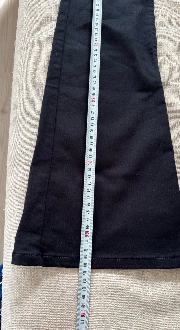 Siyah Kadın Normal Boy Kot Pantolon - Görsel 4