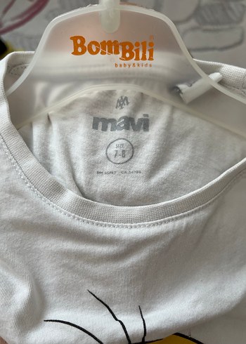 Mavi-beyaz çocuk tişört - Görsel 3